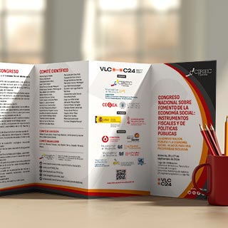 Diseño cuadríptico CIRIEC-España