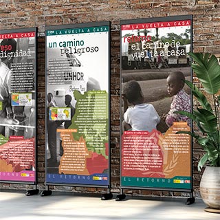 Diseño de exposición ACNUR