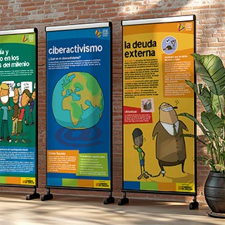 Diseño de exposición Jóvenes y Desarrollo