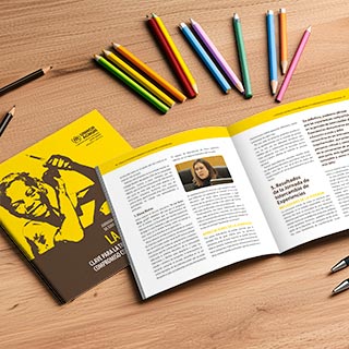 Diseño folleto jornadas ACNUR
