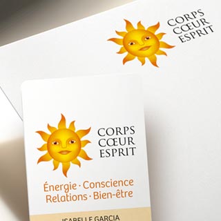Diseño de logotipo Corps, Coeur, Esprit