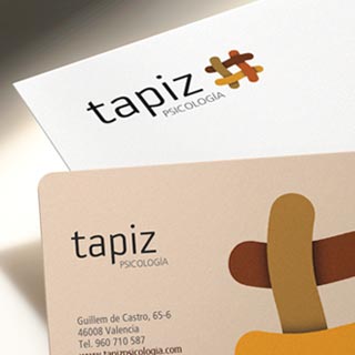 Diseño de logotipo Tapiz Psicología