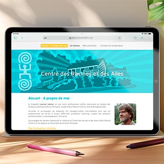 Diseño web Centre des Racines et des Ailes
