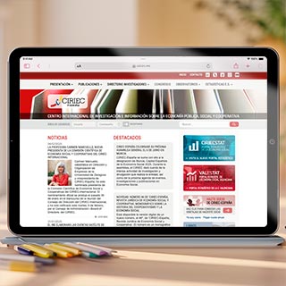 Diseño web CIRIEC-España