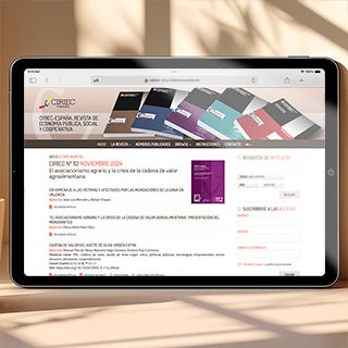 Diseño web CIRIEC Revista de Economía