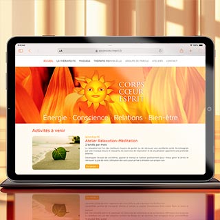 Diseño web Corps Coeur Esprit