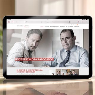 Diseño web Rocabert & Grau Abogados